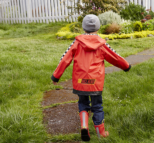 Western Chief Kids Lightning McQueen Rain Coat - Red