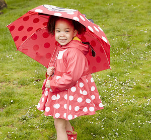 minnie mouse raincoat and boots set