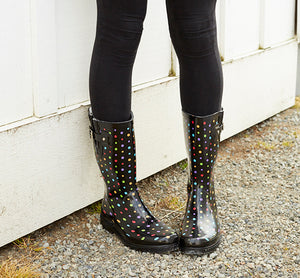 western chief polka dot rain boots