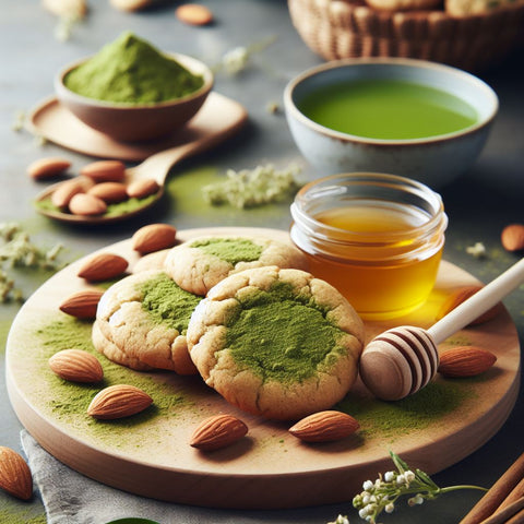 Green Tea & Almond Flour Wellness Cookies