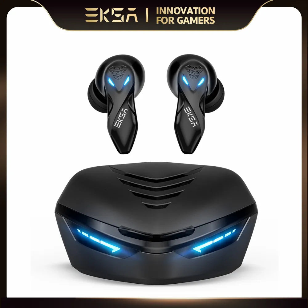 EKSA GT1 Gaming Earphone Bluetooth 5.0 Wireless Headphones with Microphone 45ms Low Latency TWS Wireless Earbuds Music/Game Mode