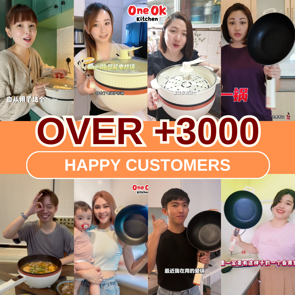 Good Review Electric Frying Pan Non Stick Malaysia One Ok Kitchen Smart Multifunctional Cooker