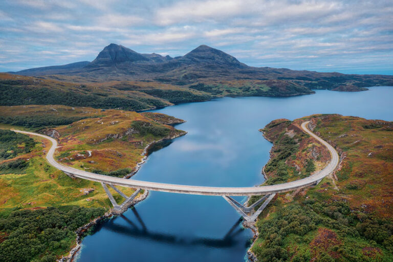 Kylesku Bridge along the NC500