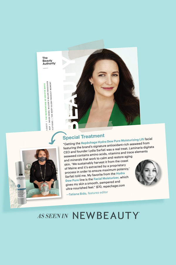 Hydra Dew Pure™ Moisture Lift Serum in New beauty magazine