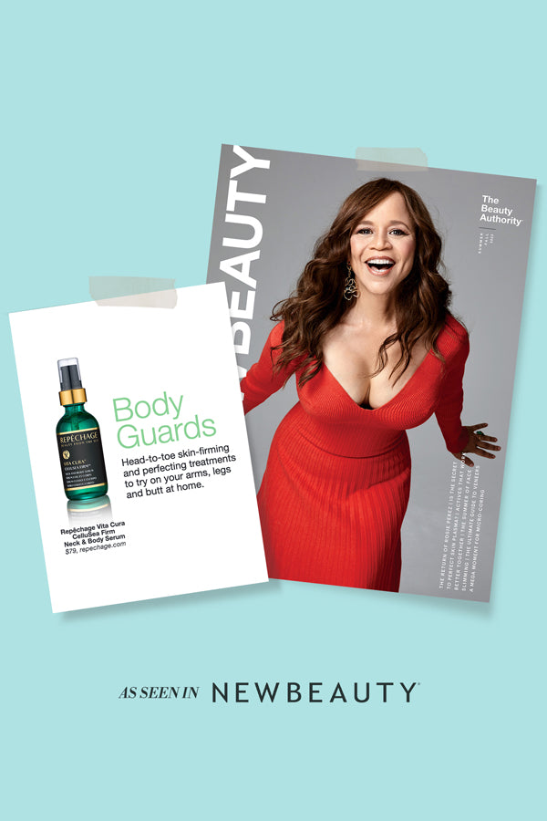 Vita Cura® CelluSea Firm™ Neck and Body Serum in New Beauty magazine
