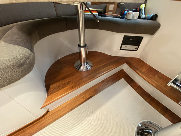 yacht galley seating area in Belbien TX 080 architectural film