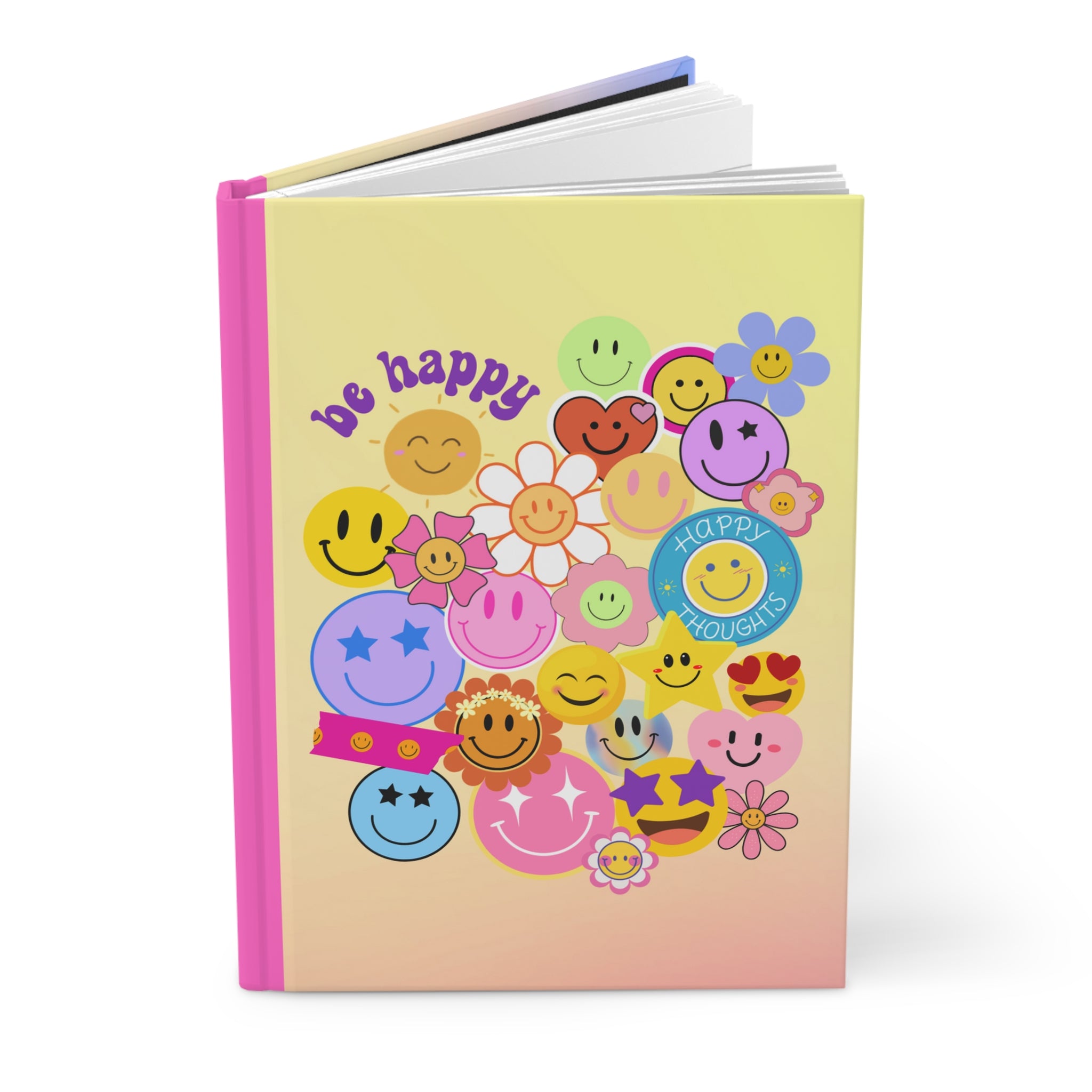 [Made for Motivation] Smiley Faces Be Happy Journal