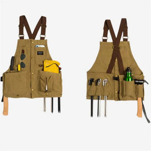 Outdoor Vest Camping Men Women's Leisure Multi-Functional Apron Fishing Camera Vest Coat Equipment Durable Tool Pocket Collector - Camping Jackpot