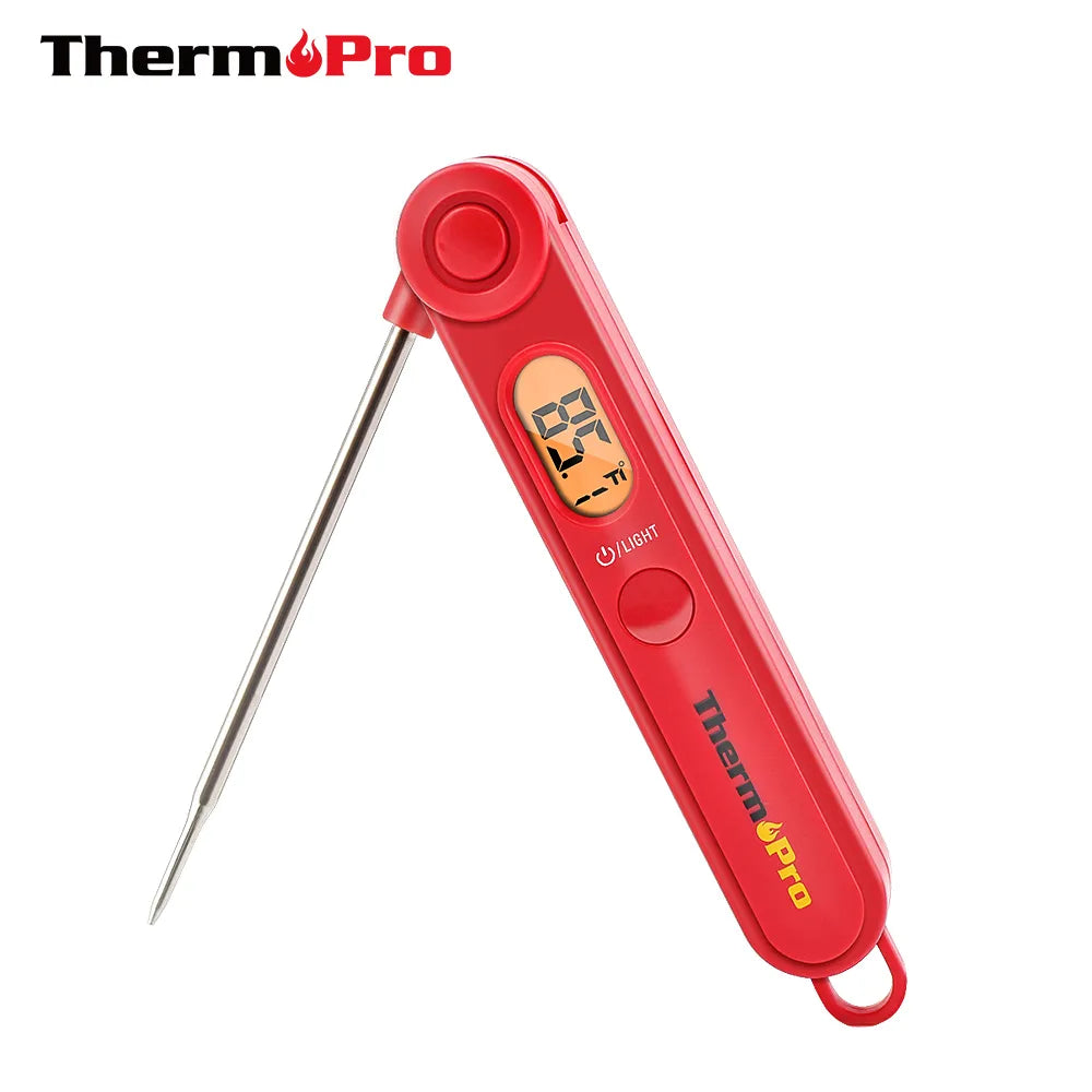 ThermoPro TP03B Instant Reading Kitchen Cooking Digital Meat Thermometer For Grilling Smoking Barbecue Thermometer Backlight