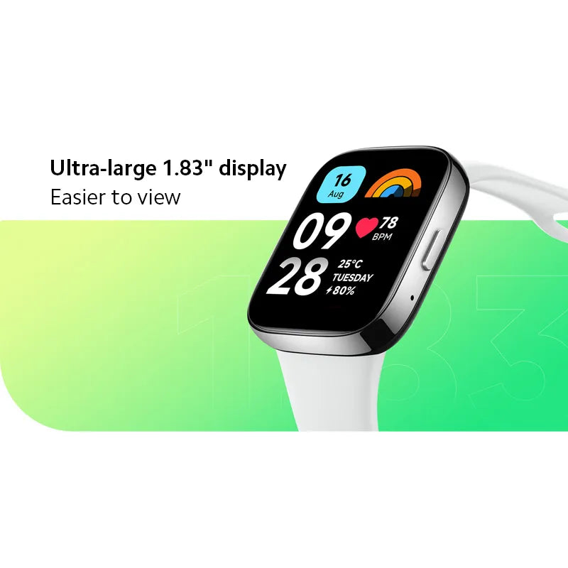 Global Version 3 Active 1.83" Display Waterproof Smartwatch