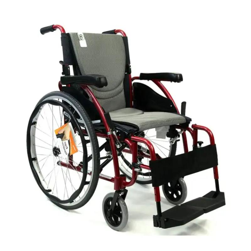 Karman S-ERGO 125 Ergonomic Wheelchair with Flip-Back Armrest and Swing Away