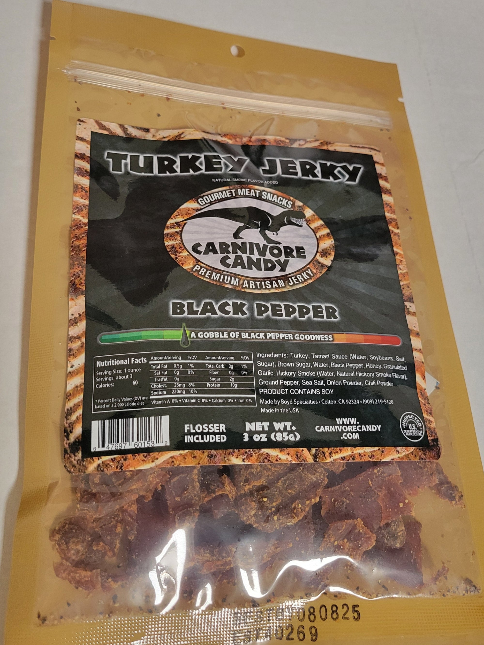 Turkey jerky (2-pack special) | Original, Black Pepper, & Korean BBQ