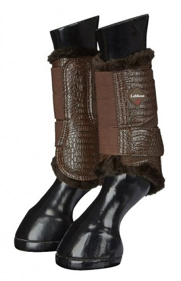 faux crocodile boots