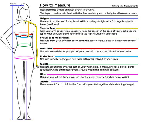 Women's Measurements