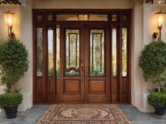 Entrance rugs catch dirt and debris to keep your home clean