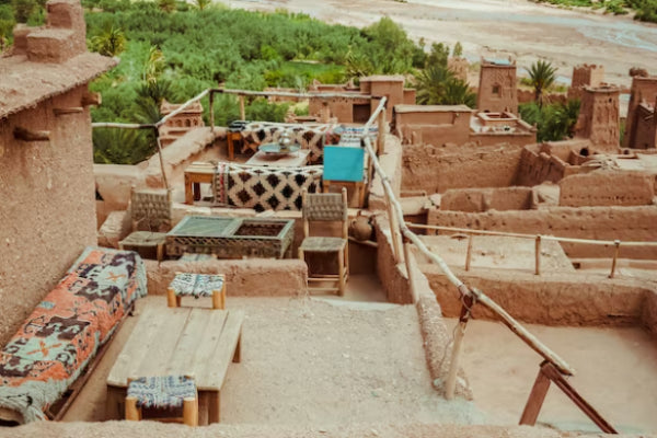 Hand knotted rugs in Afghanistan