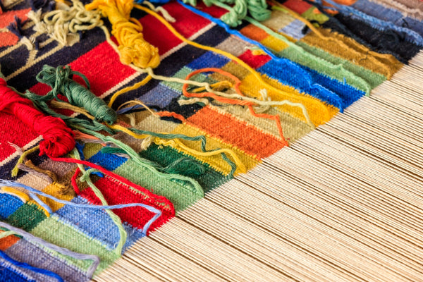 Wool Skeins Used for Hand Knotted Rugs