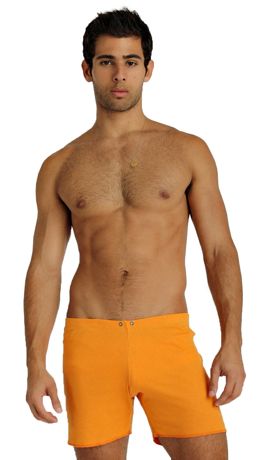 orange hot pants shorts