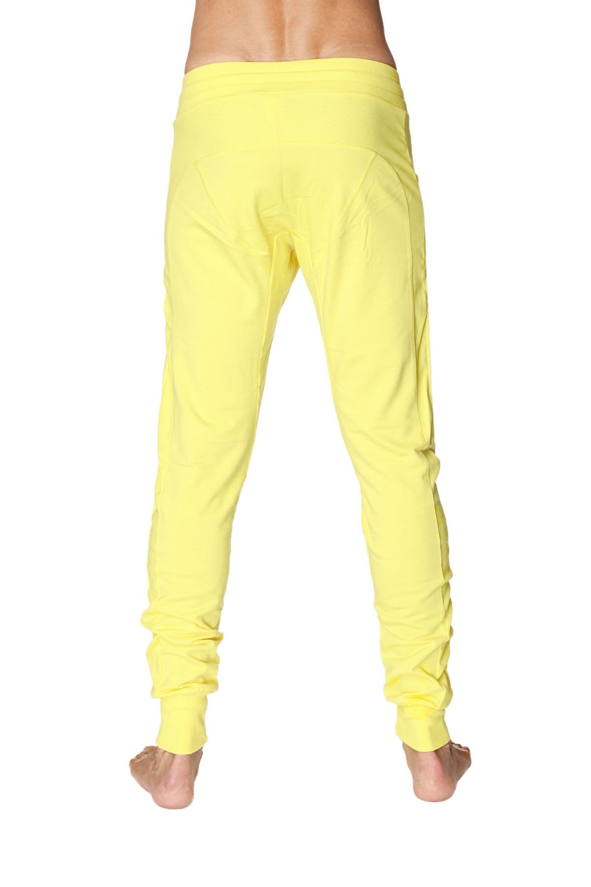 Long Cuffed Jogger Yoga Pants (Tropic Yellow) - 4-rth