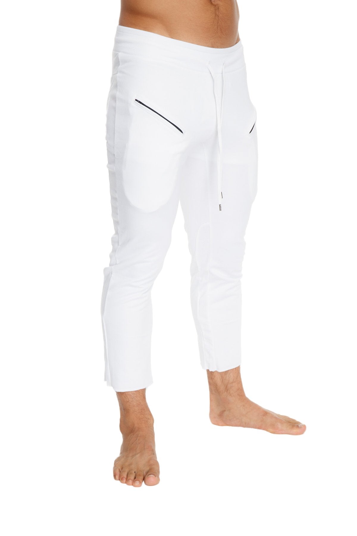 white capri yoga pants