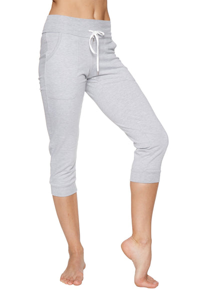 Download Women's Cuffed Jogger Yoga Pant (Heather GREY) - 4-rth