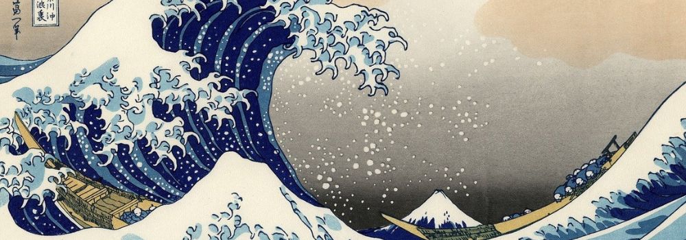 Under The Great Wave of Kanagawa by Katsushika Hokusai