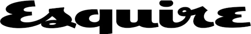 'Esquire logo in bold, black stylized font.'