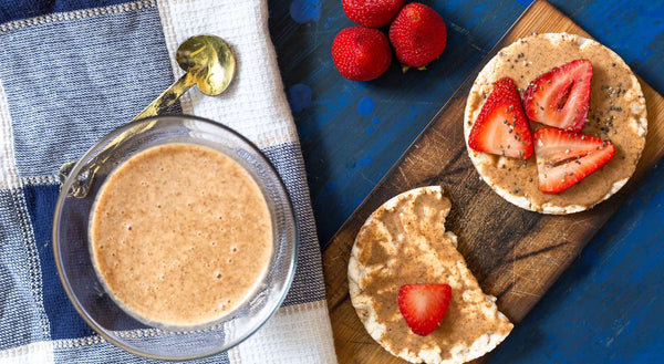 Oat Boss Granola Butter and Rice Cakes