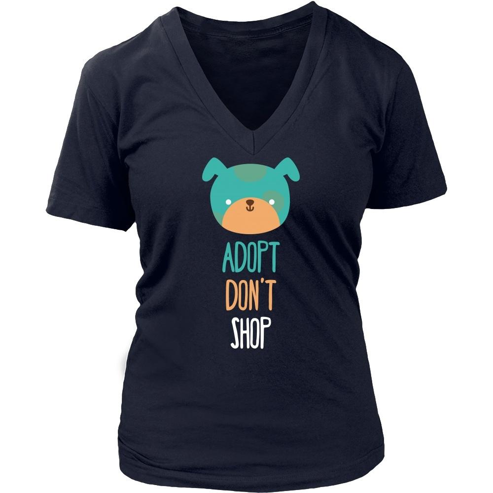 Animal Rescue T Shirt - Adopt don't shop dog - Teelime | Unique t-shirts