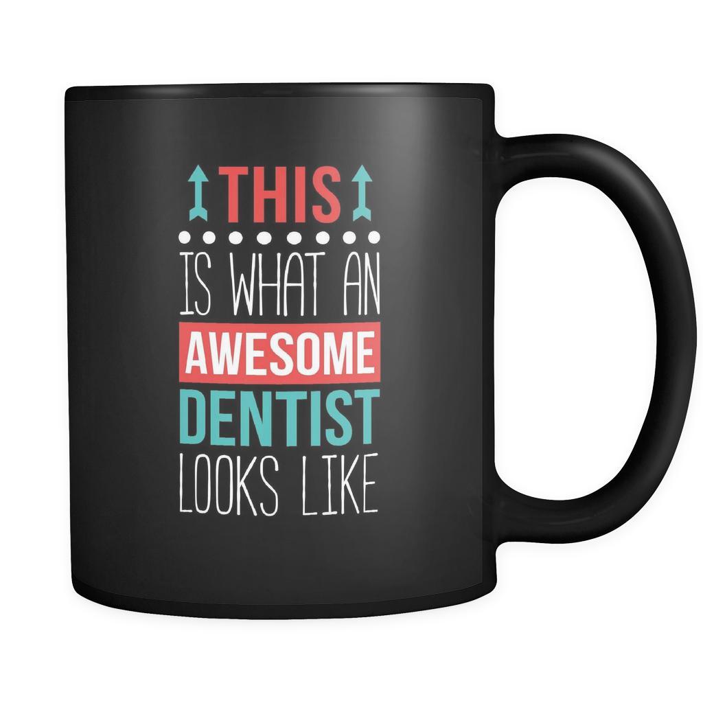 Awesome Dentist Looks Like Mug Dentist Coffee Mug Dentist Coffee Cup Teelime Unique T Shirts