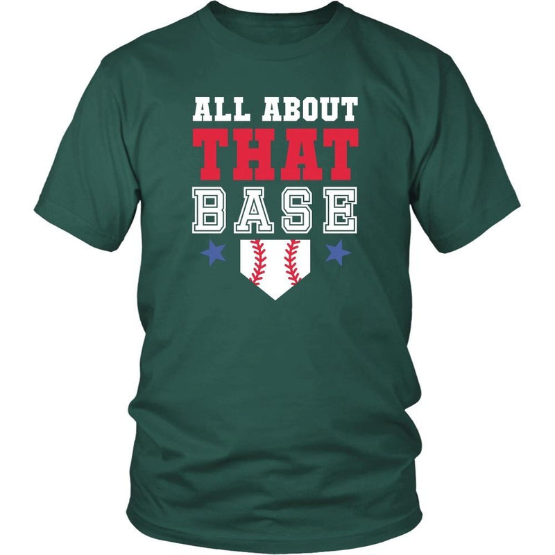 Baseball T Shirt - All about that Base - Teelime | Unique t-shirts