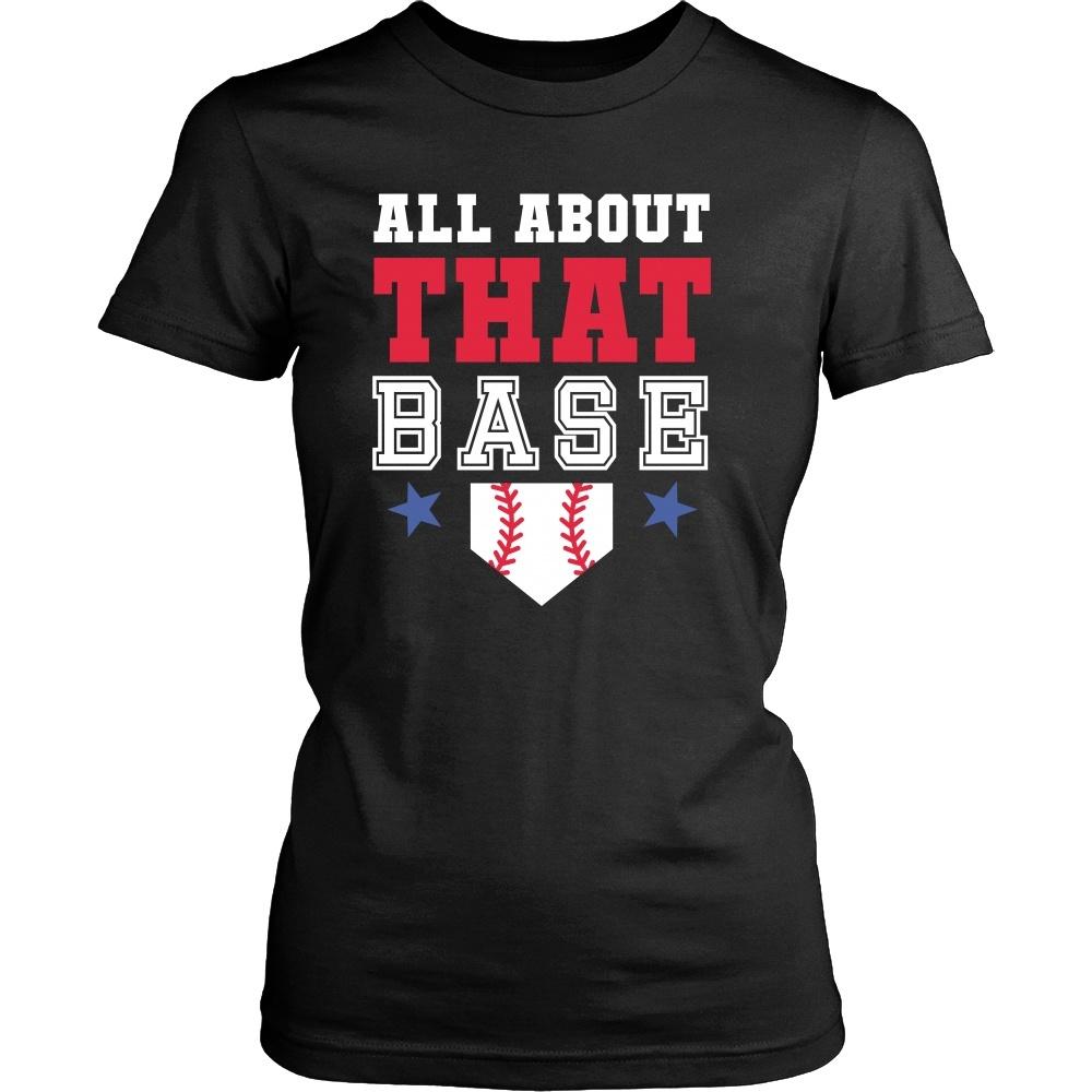 Baseball T Shirt - All about that Base - Teelime | Unique t-shirts