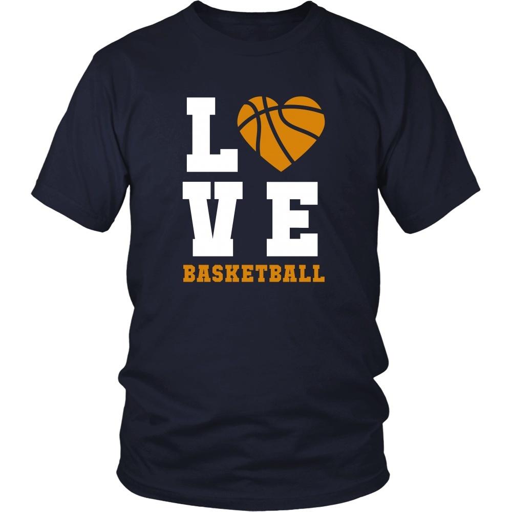 Basketball Love T Shirt - Sport Design Apparel - Teelime | Unique t-shirts