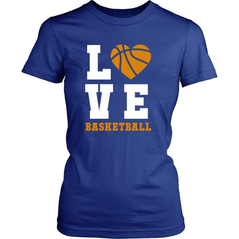 Basketball Love T Shirt - Sport Design Apparel - Teelime | Unique t-shirts