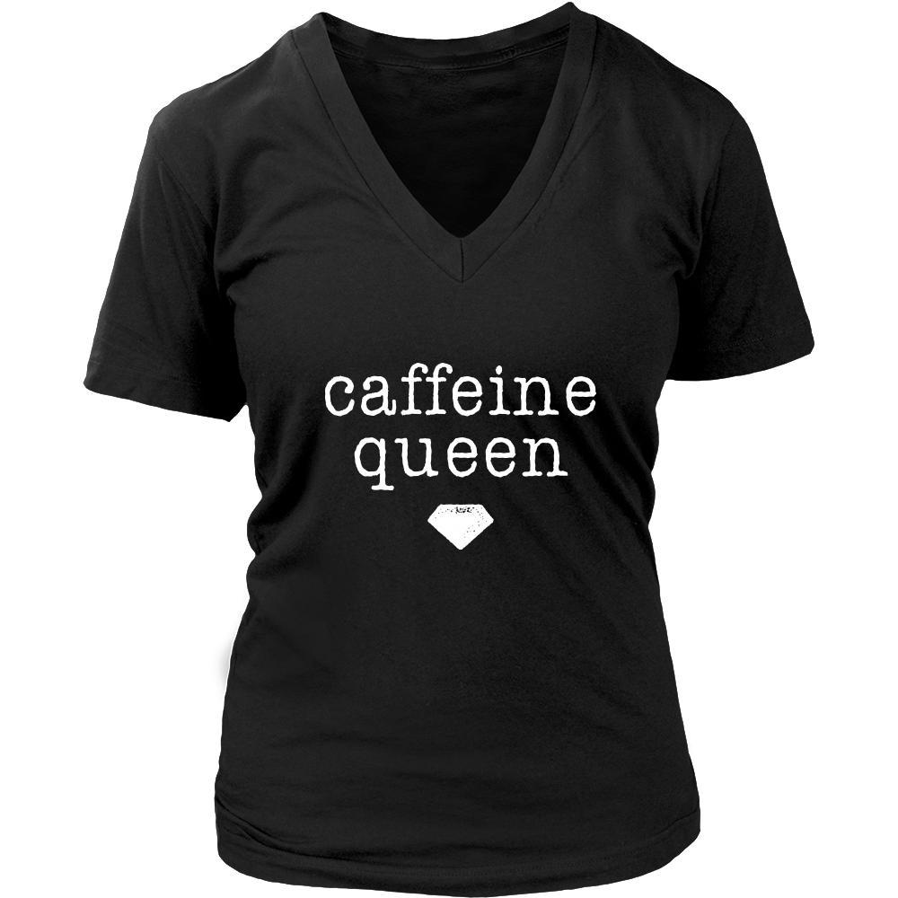 Coffee Shirt - Caffeine queen - Drink Love - Teelime | Unique t-shirts