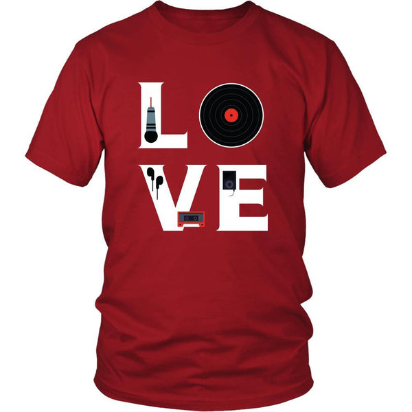 DJ - LOVE DJ - Music Profession/Job Shirt - Teelime | Unique t-shirts