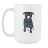 Dog Lovers Mug - Home is where my Pitbull is-Drinkware-Teelime | shirts-hoodies-mugs
