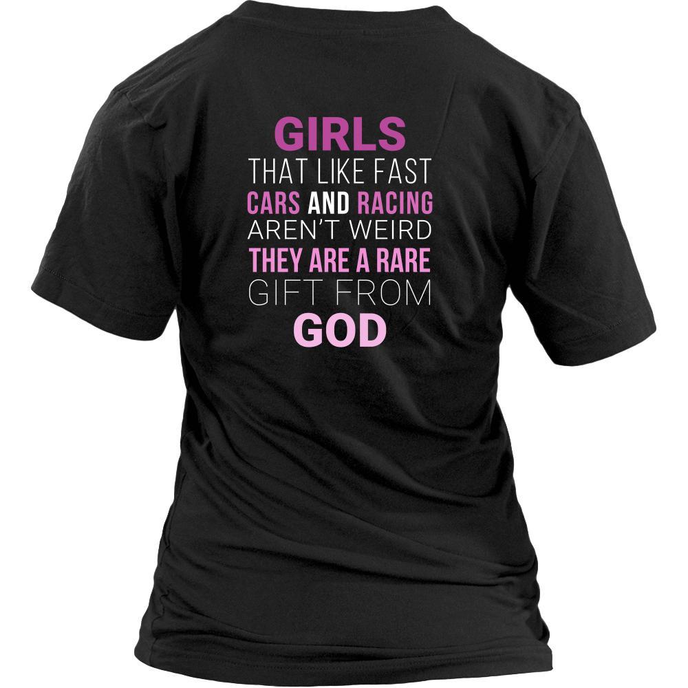 Drag Racing T Shirt - Girls that like fast cars and racing - Teelime ...