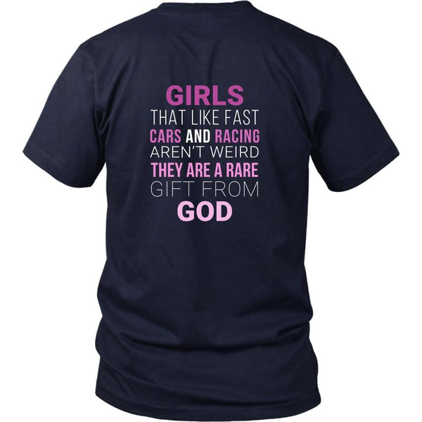 Drag Racing T Shirt - Girls that like fast cars and racing - Teelime ...