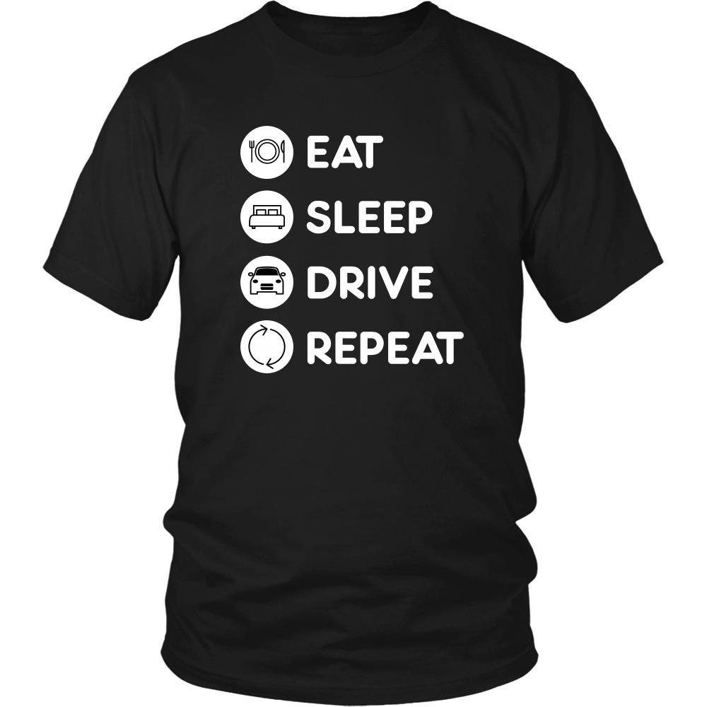 Driving - Eat Sleep Drive Repeat - Driver Hobby Shirt - Teelime ...