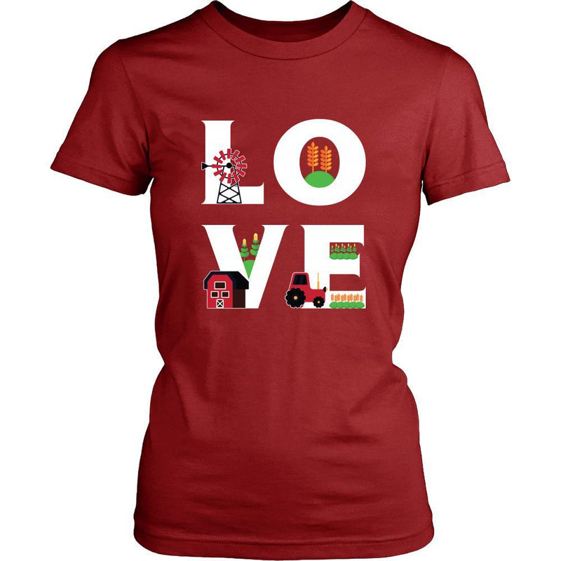 Farmer - LOVE Farmer - Profession/Job Shirt - Teelime | Unique t-shirts