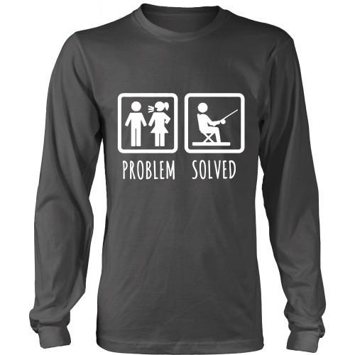 Fishing T Shirt Problem Solved Teelime Unique T Shirts