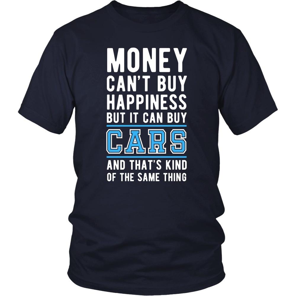 Funny Tee - Money can't buy happiness but it can buy cars - Teelime ...