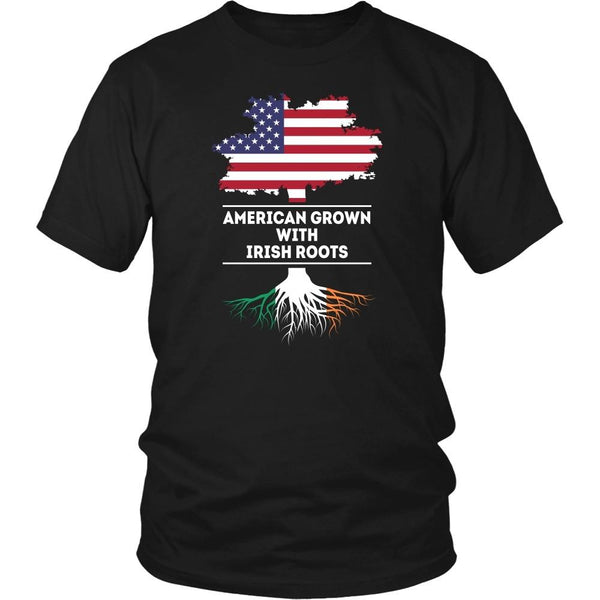 Irish T Shirt - American grown with Irish Roots - Teelime | Unique t-shirts