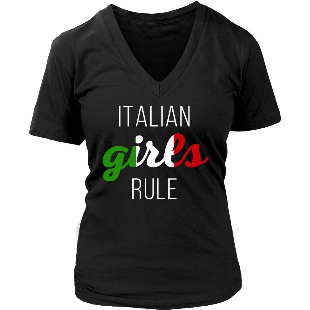 Italian T Shirt Italian Girls Rule Teelime Unique T Shirts