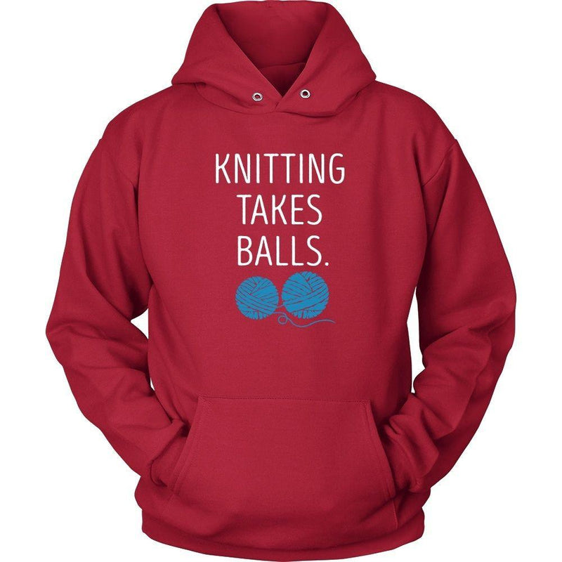 Knitting T Shirt Knitting Takes Balls Teelime Unique T Shirts 9267