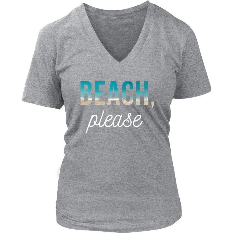 Summer T Shirt - Beach, please - Teelime | Unique t-shirts