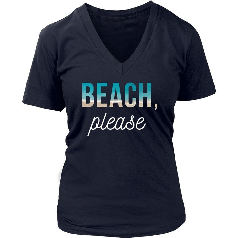 Summer T Shirt - Beach, please - Teelime | Unique t-shirts