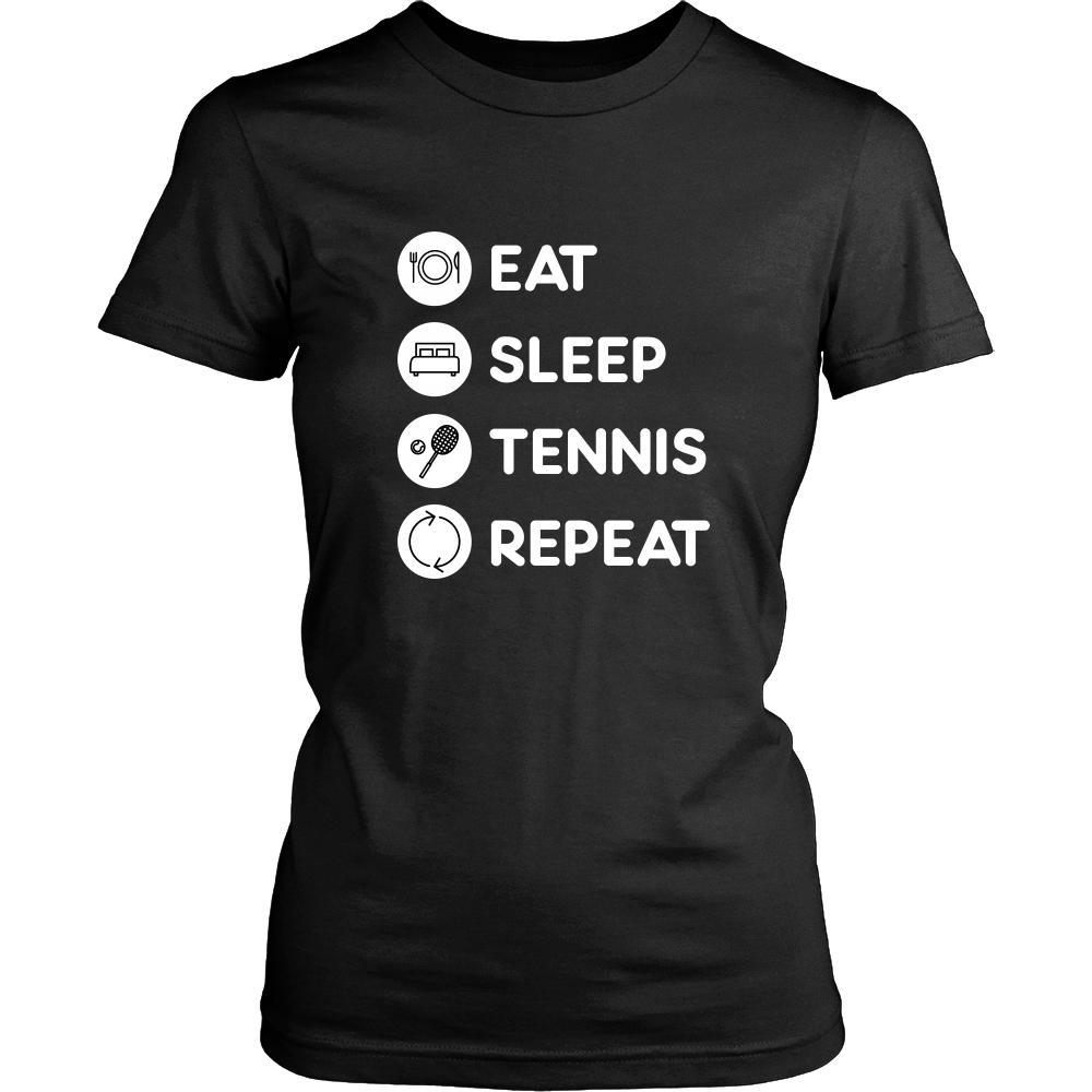 Tennis - Eat Sleep Tennis Repeat - Tennis Sport Shirt - Teelime ...