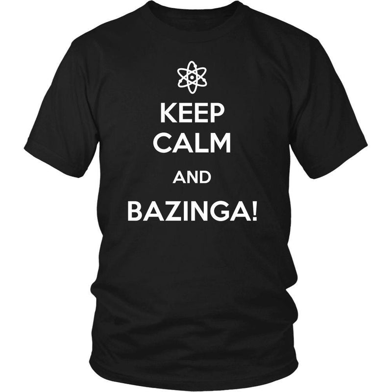 The Big Bang Theory T Shirt - Keep Calm And Bazinga - Teelime | Unique ...